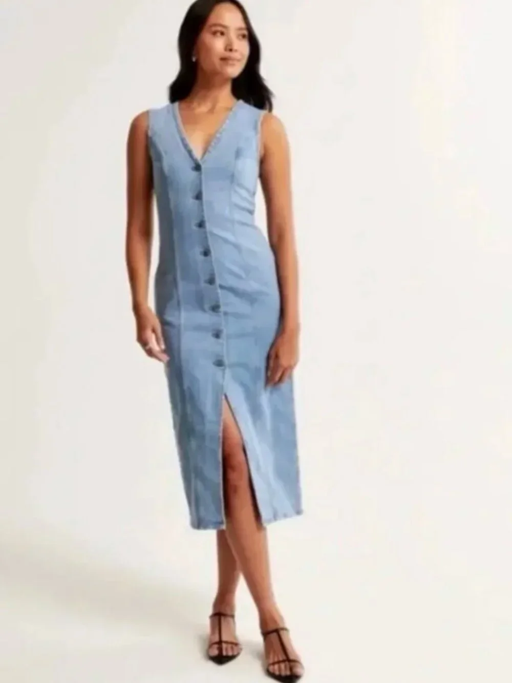 Abercrombie Mara Vest Midi Dress - Picture 3 of 3